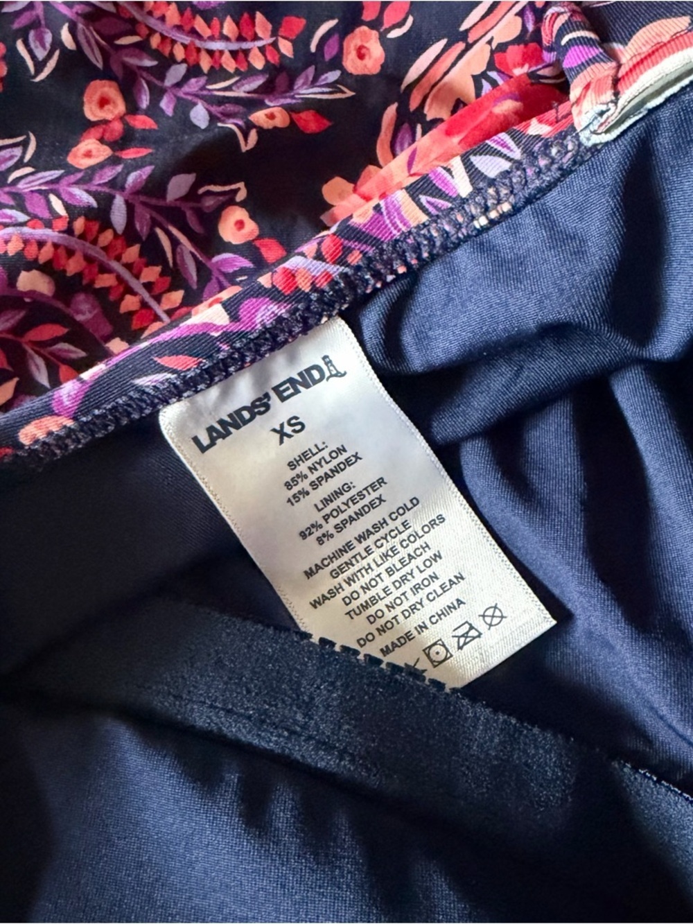 Lands’ End SlenderSuit Grecian One Piece Swimsuit - Picture 4 of 8